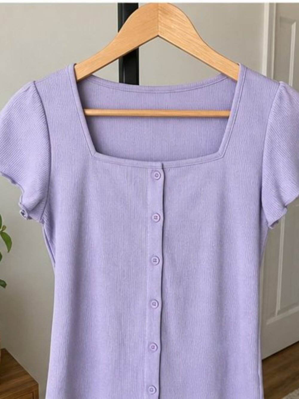 Lilac Pleated Blouse